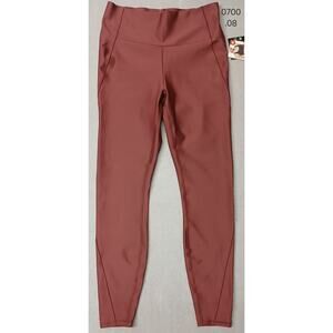 Avia (M 8-10) Maroon Women's Stretch Workout Leggings